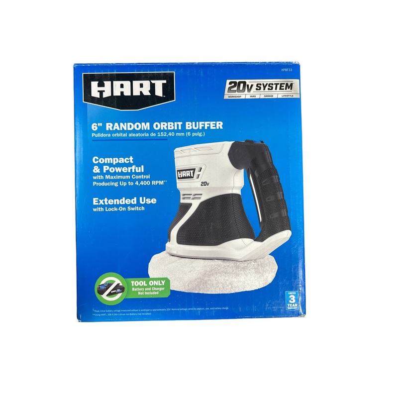 HART 20-Volt Cordless 6-inch Buffer (Tool Only)