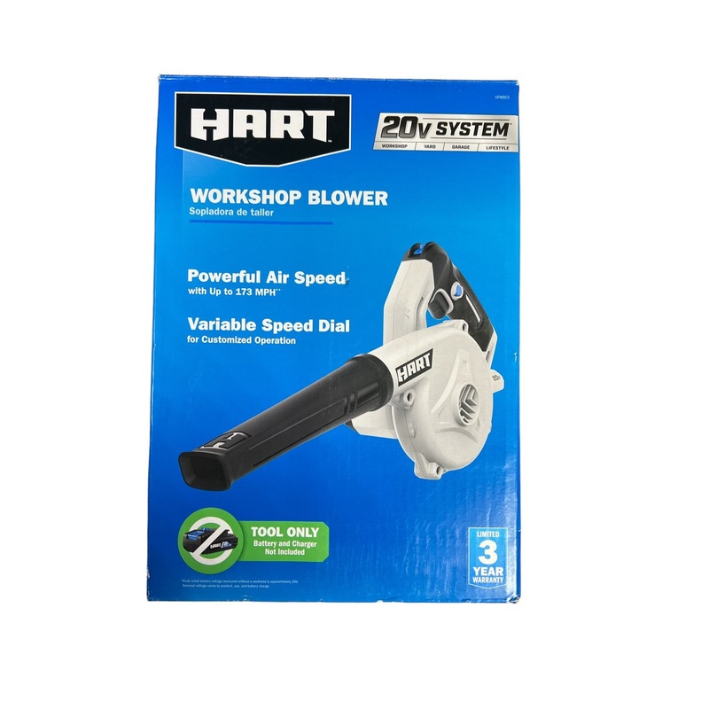 HART 20-Volt Cordless Workshop Blower (Tool Only)