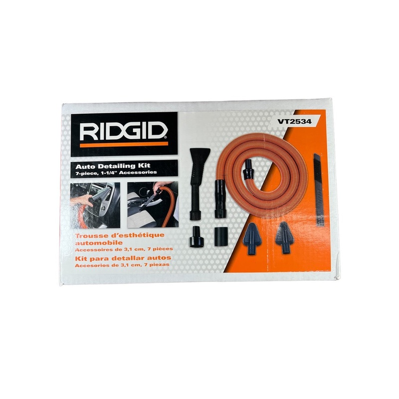RIDGID 1-1/4 in. Premium Car Cleaning Accessory Kit for RIDGID Wet/Dry Shop Vacuums