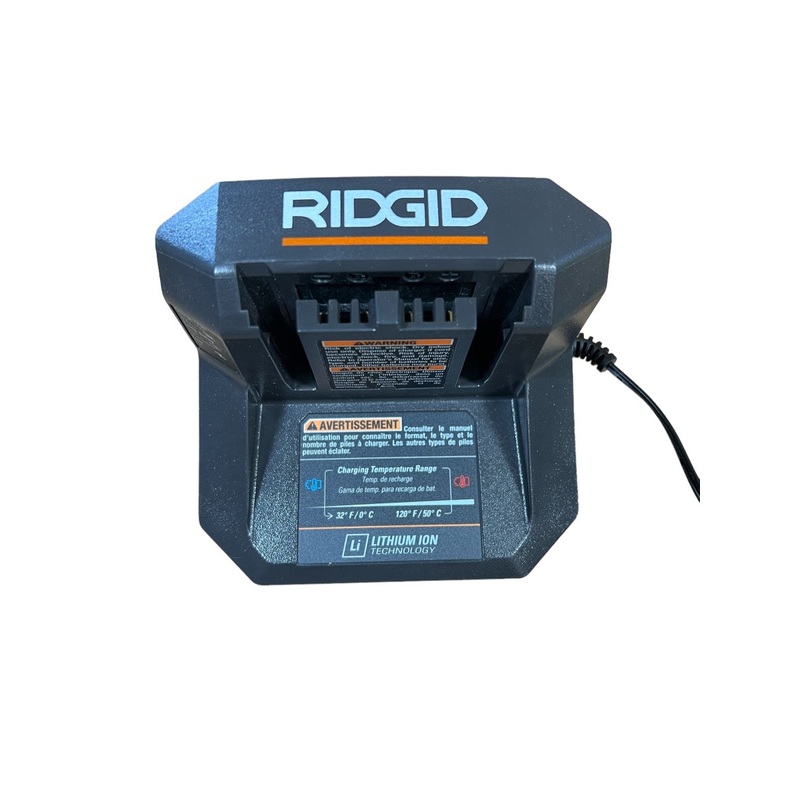 RIDGID 18-Volt Lithium-Ion Charger - Factory Reconditioned