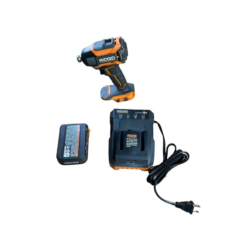 RIDGID GEN5X 18 Volt Lithium-Ion 1/4 In. Impact Driver Kit with 2.0 Ah Battery and Charger - Factory Reconditioned