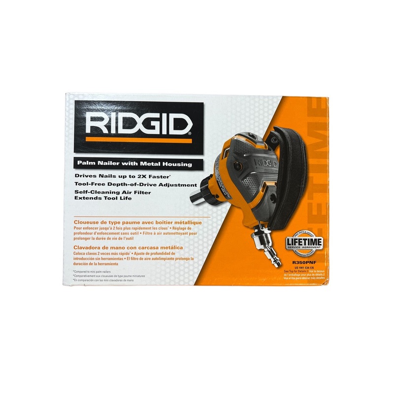 RIDGID Pneumatic 3-1/2 in. Full-Size Palm Nailer