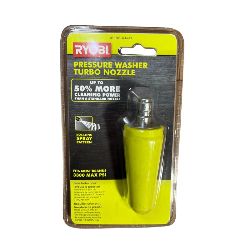 RYOBI 3,300 PSI Gas/Electric Turbo Nozzle