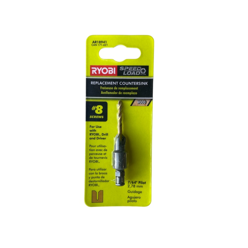 SpeedLoad+ #8 Pilot Countersink Bit