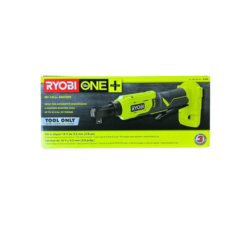 18-Volt ONE+ Cordless 3/8 in. 4-Position Ratchet (Tool Only)