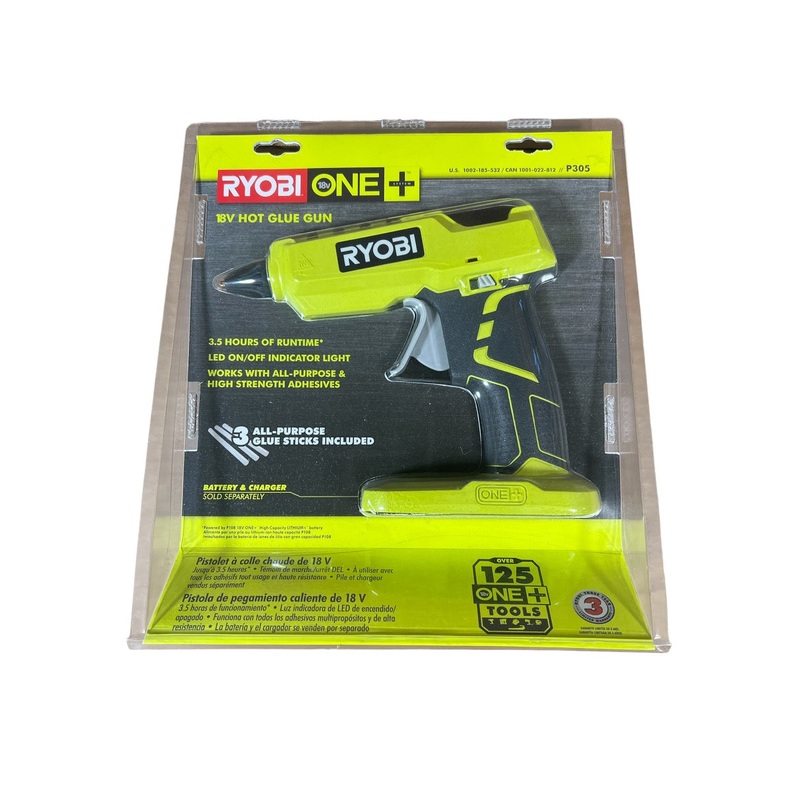 18-Volt ONE+ Full Size Glue Gun with 3 General Purpose Glue Sticks