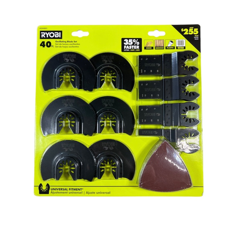40-Piece Oscillating Multi-Tool Blade Set