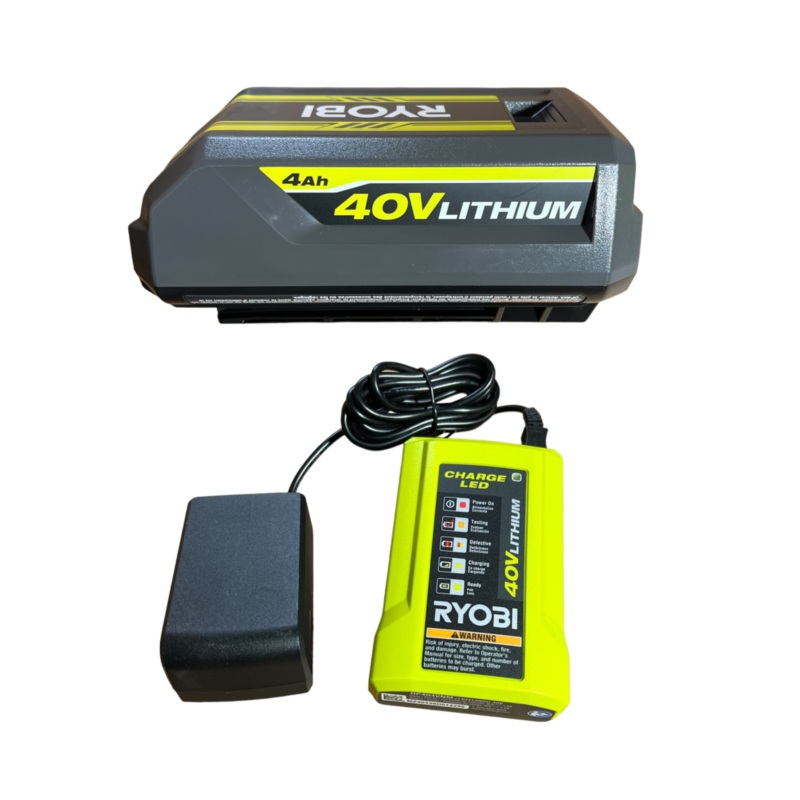 40-Volt Lithium-Ion 4 Ah High Capacity Battery and Charger Kit - Factory Reconditioned