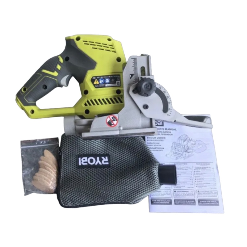 6 Amp AC Biscuit Joiner Kit with Dust Collector - Factory Reconditioned