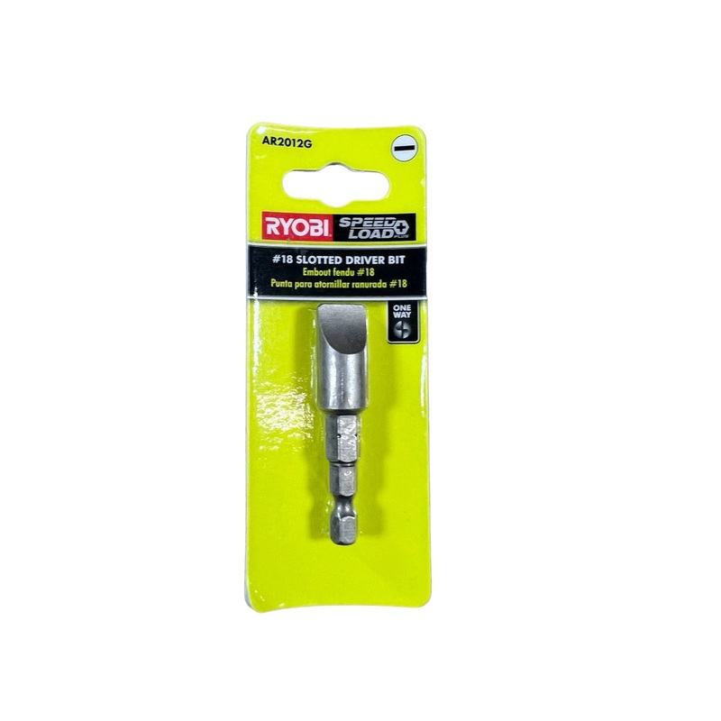 CLEARANCE RYOBI SpeedLoad+ #18 Slotted Driver Bit