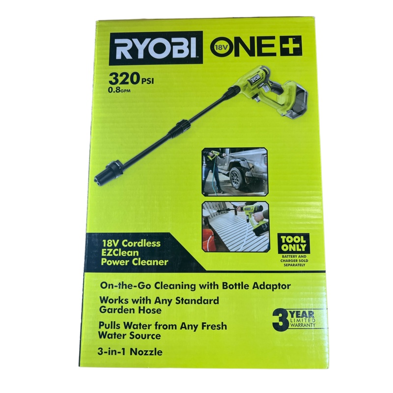 ONE+ 18-Volt EZCLEAN 320 PSI 0.8 GPM Cold Water Cordless Power Cleaner (Tool Only)