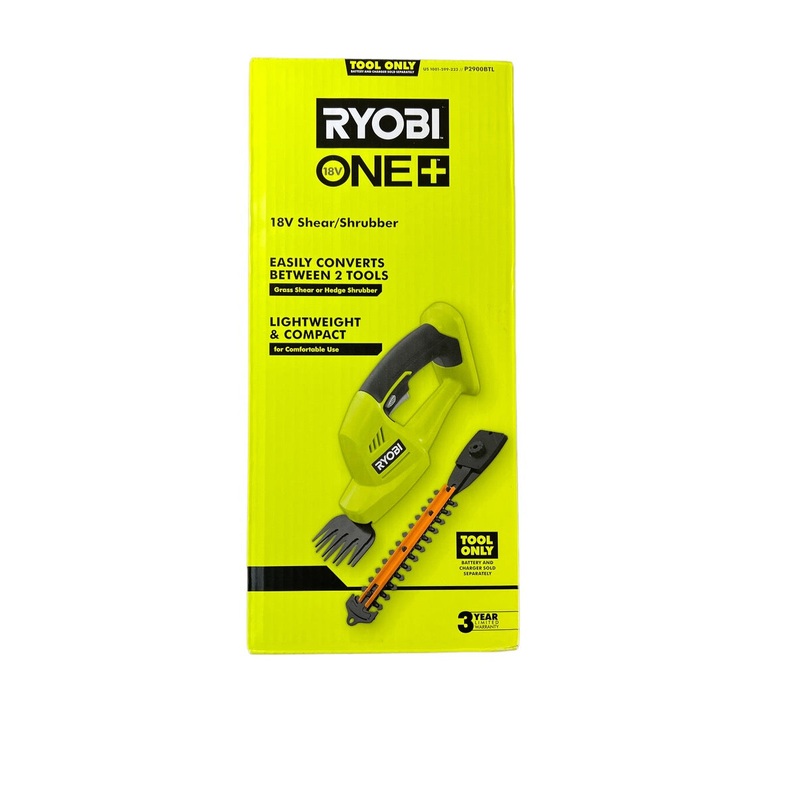 ONE+ 18-Volt Lithium-Ion Cordless Battery Grass Shear and Shrubber Trimmer (Tool Only)