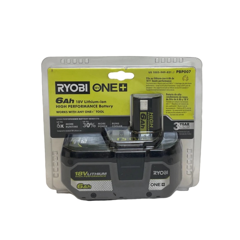 ONE+ 18V 6.0 Ah Lithium-Ion HIGH PERFORMANCE Battery