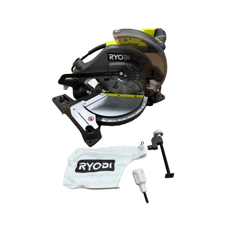 RYOBI 10 in. Compound Miter Saw with LED - Factory Reconditioned