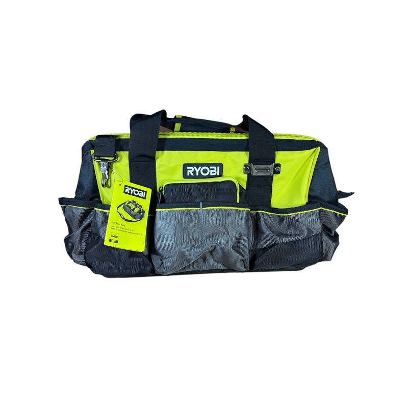 RYOBI 18 in. Tool Bag with Shoulder Strap