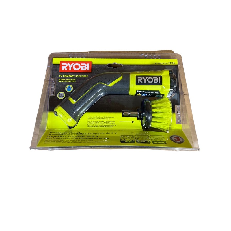 RYOBI 4-Volt Cordless Compact Scrubber
