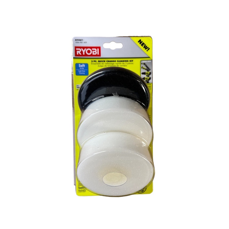 RYOBI Quick Change Cleaning Kit (3-Piece)