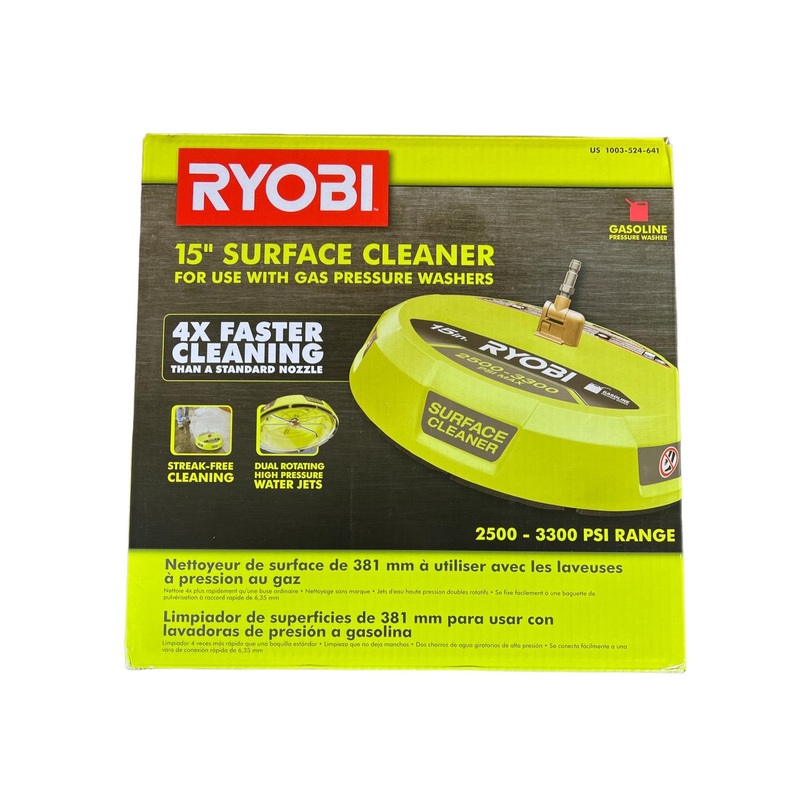 15 in. 3300 PSI Surface Cleaner for Gas Pressure Washer