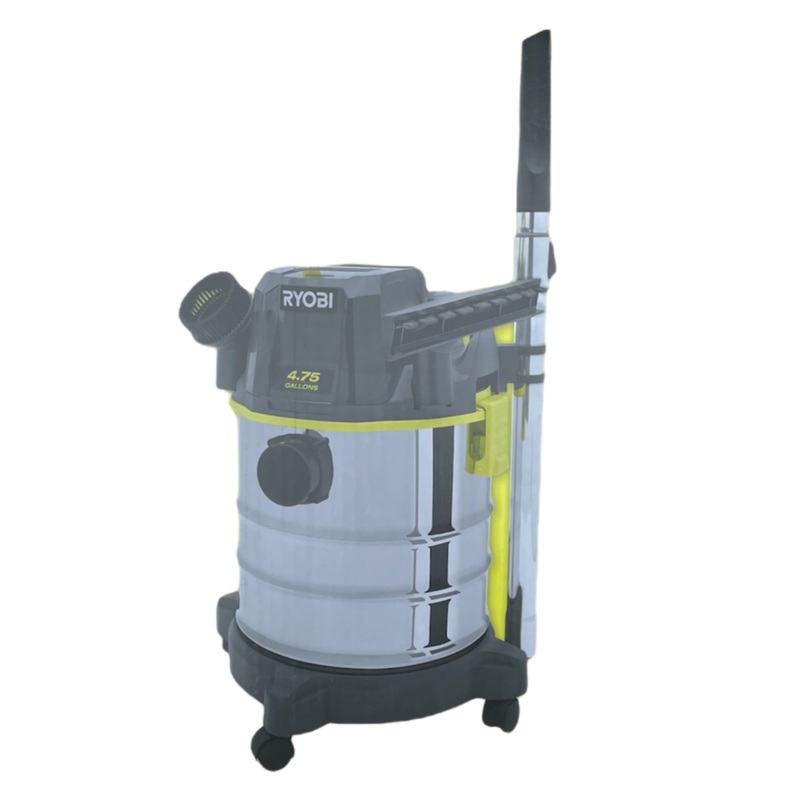 18-Volt ONE+ Cordless 4.75 Gal. Stainless Steel Wet/Dry Vacuum - Factory Reconditioned