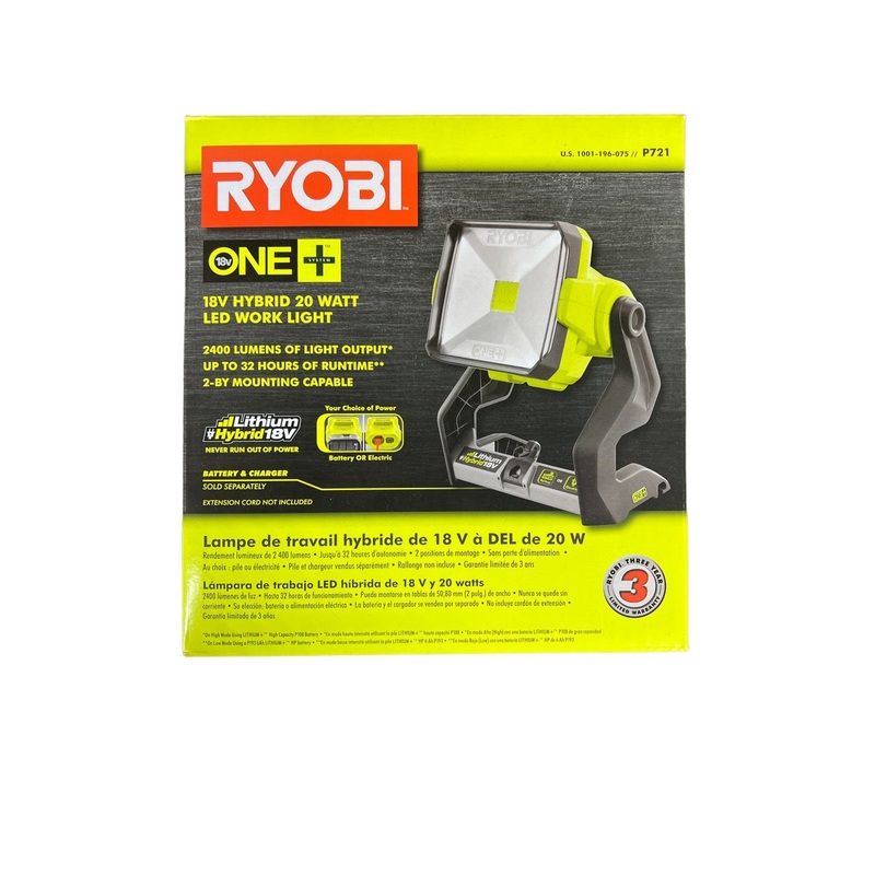 18-Volt ONE+ Hybrid 20-Watt LED Work Light (Tool-Only) LP