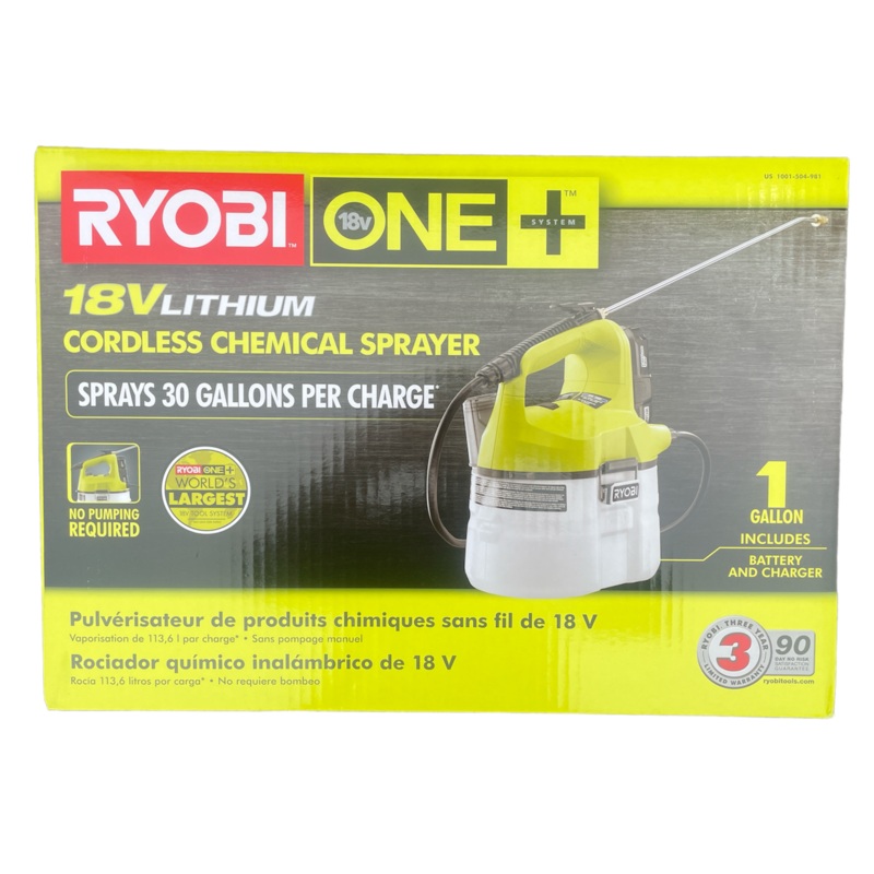 18-Volt ONE+ Lithium-Ion Cordless Chemical Sprayer - Battery and Charger Included