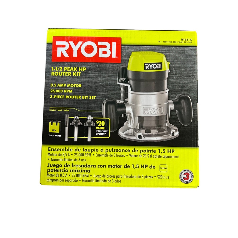 8.5 Amp 1-1/2 Peak HP Fixed Base Router