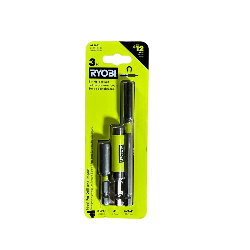 Impact Rated Bit Holder Set (3-Piece)