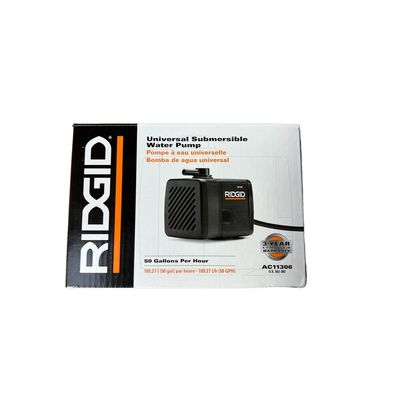 RIDGID Submersible Water Pump for RIDGID Tile Saws