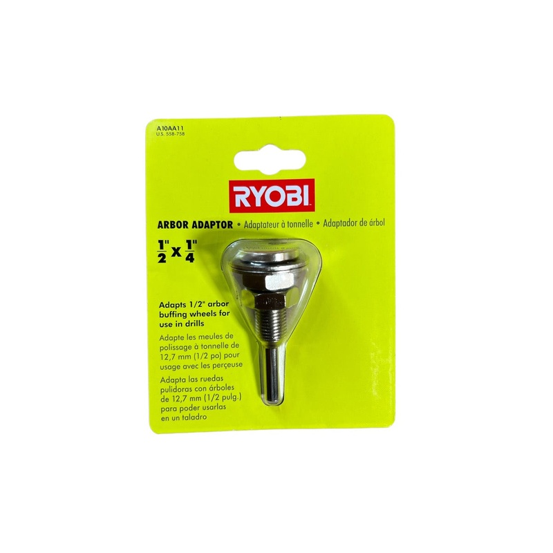 RYOBI 1/2 In. X 1/4 In. Buffing Arbor Adaptor