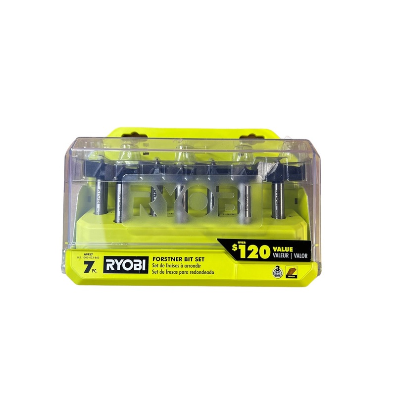RYOBI Forstner Bit Set (7-Piece)