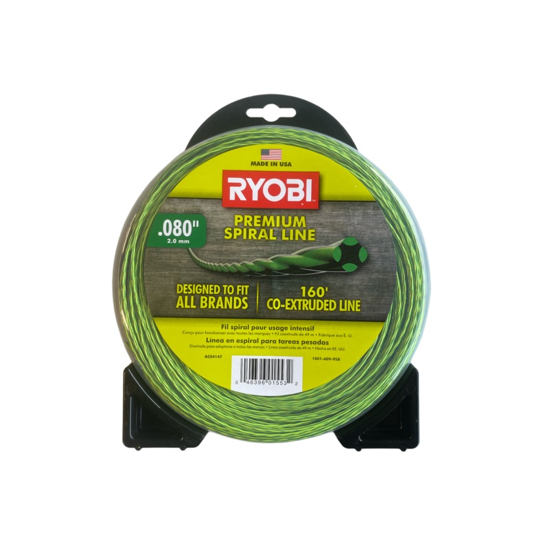 0.080 in. x 160 ft. Premium Spiral Cordless and Gas Trimmer Line