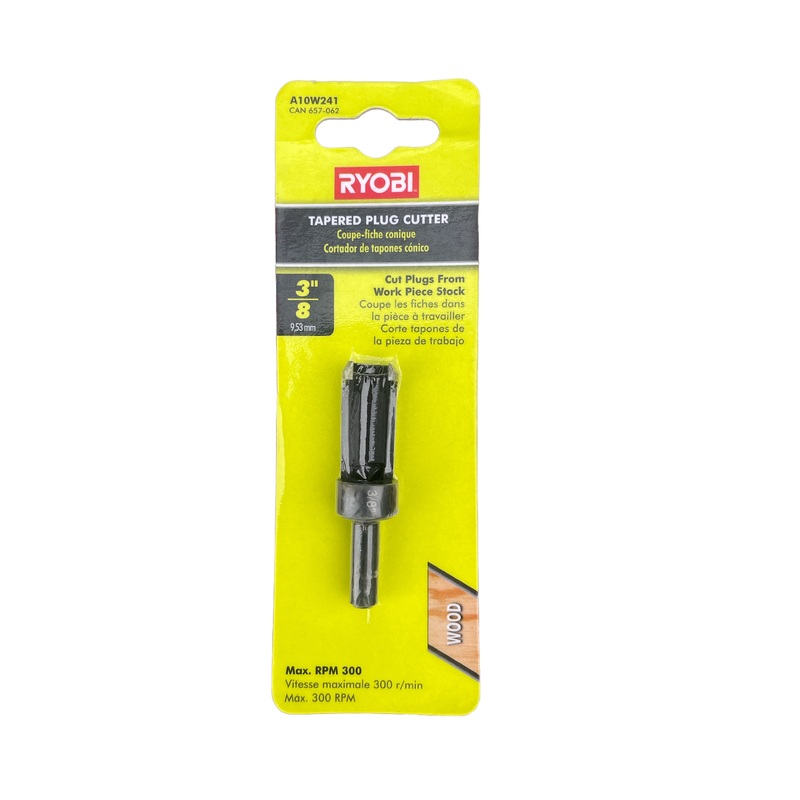 3/8 in. Tapered Plug Cutter