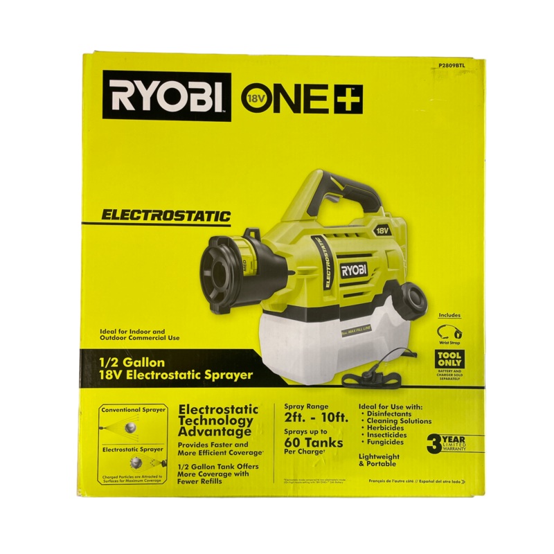 CLEARANCE ONE+ 18-Volt Cordless Electrostatic 0.5 Gal. Sprayer (Tool Only)