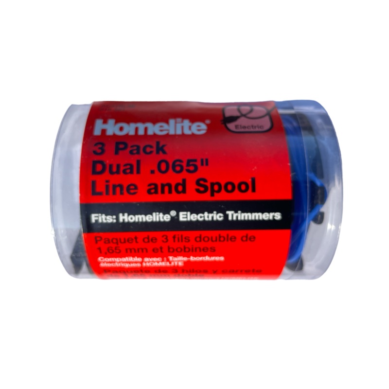 HOMELITE .065" Line and Spool (3-Pack)