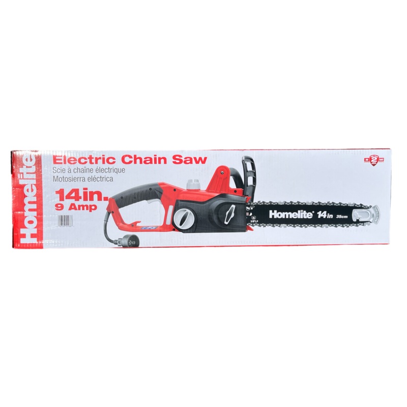 HOMELITE 14 in. 9 Amp Electric Chainsaw