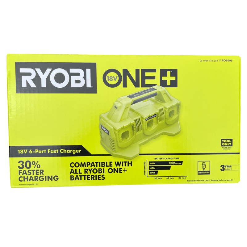 ONE+ 18-Volt 6-Port Fast Charger