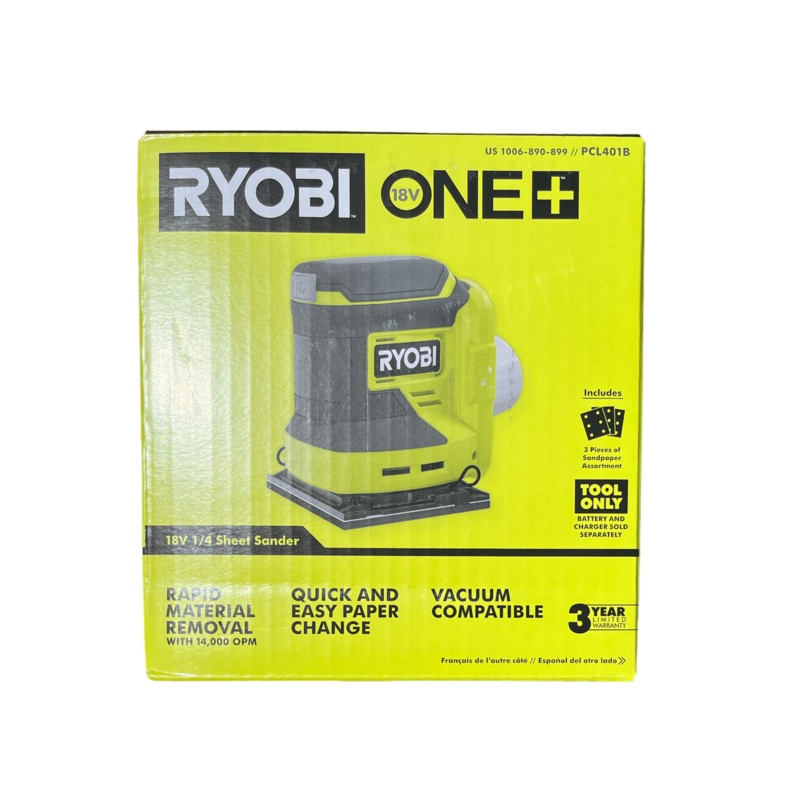 ONE+ 18-Volt Cordless 1/4 Sheet Sander (Tool Only)