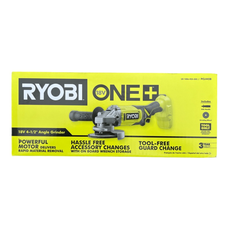 ONE+ 18-Volt Cordless 4-1/2 in. Angle Grinder (Tool Only)