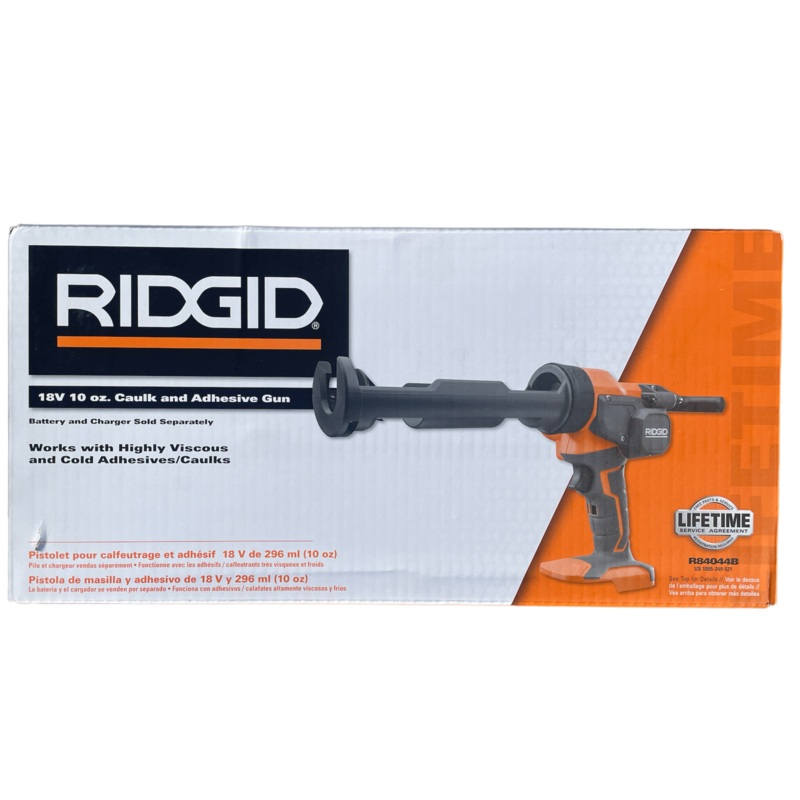 RIDGID 18-Volt Cordless 10 oz. Caulk Gun and Adhesive Gun