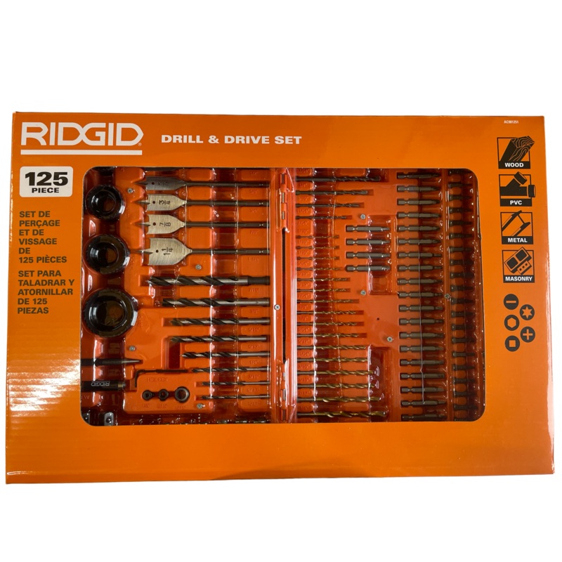 RIDGID Drill & Drive Set (125-Piece)
