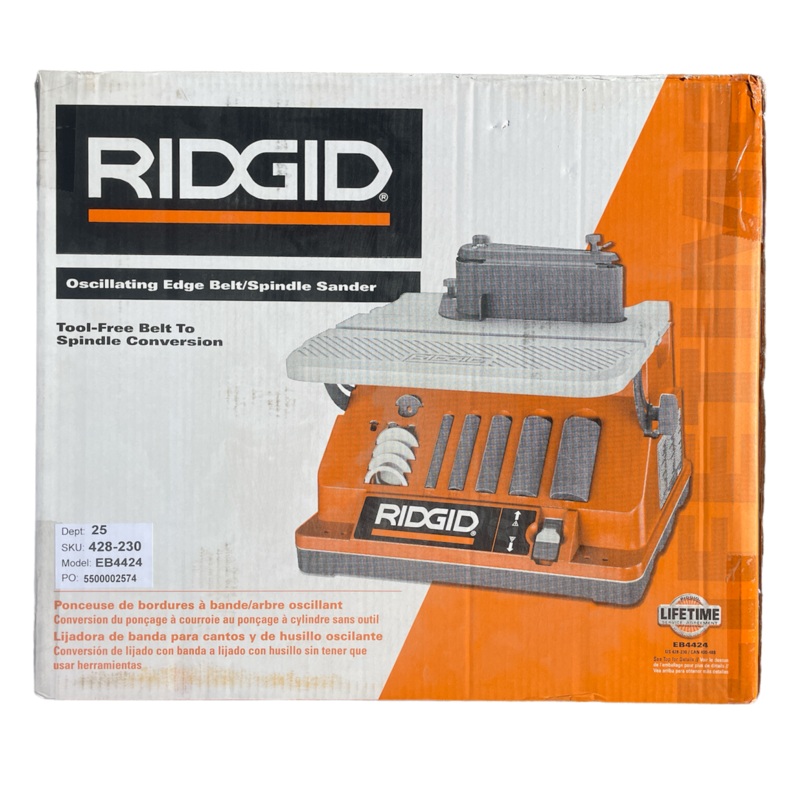 RIDGID Oscillating Edge Belt/Spindle Sander