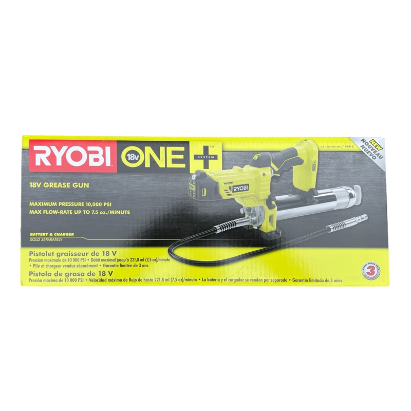 RYOBI 18-Volt Grease Gun (Tool Only)