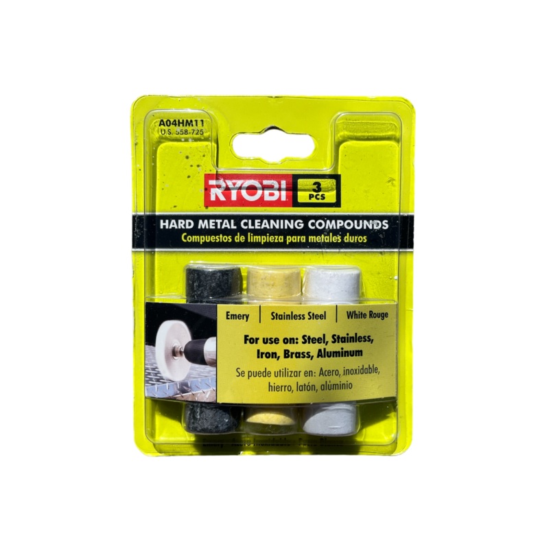 RYOBI Hard Metal Compound Kit (3-Piece)