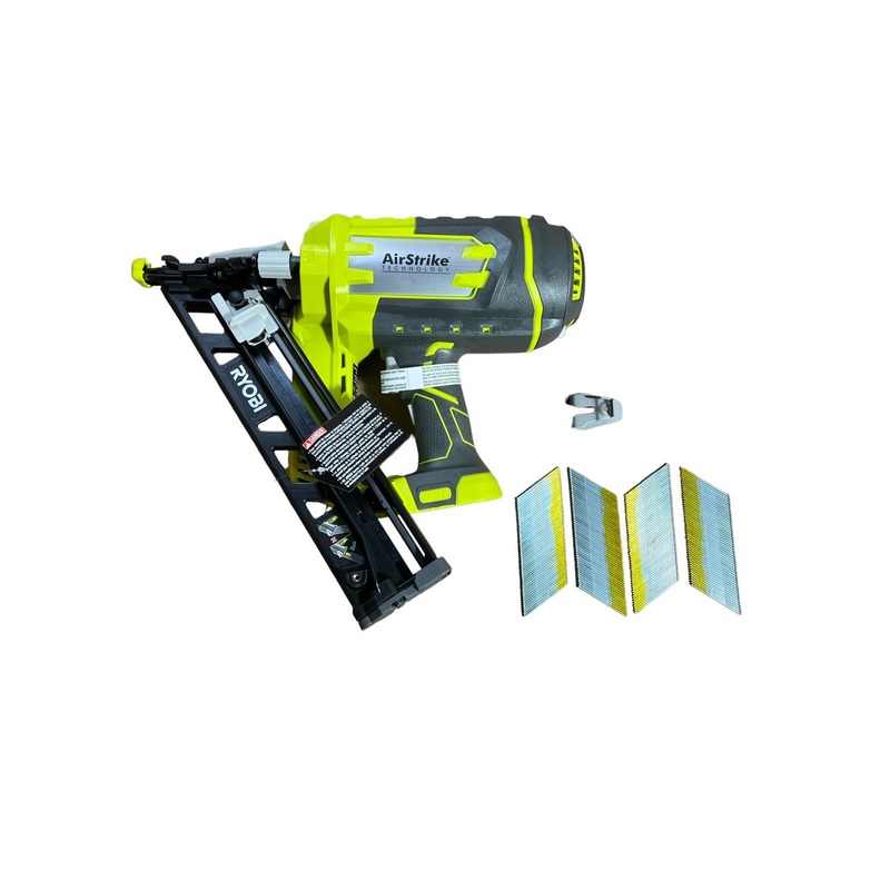 18-Volt ONE+ Lithium-Ion Cordless AirStrike 15-Gauge Angled Finish Nailer (Tool Only) - Factory Reconditioned
