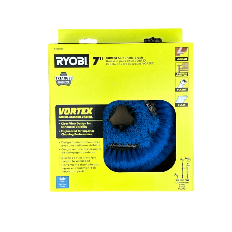 7 in. VORTEX Soft Bristle Brush