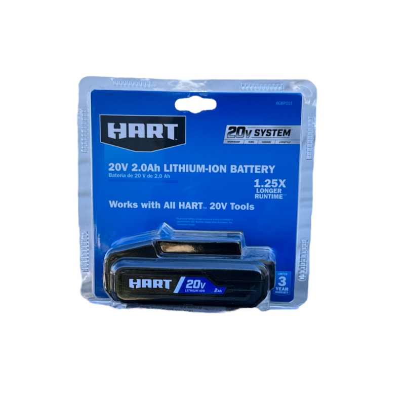 HART 20-Volt Lithium-Ion 2.0 Ah Battery