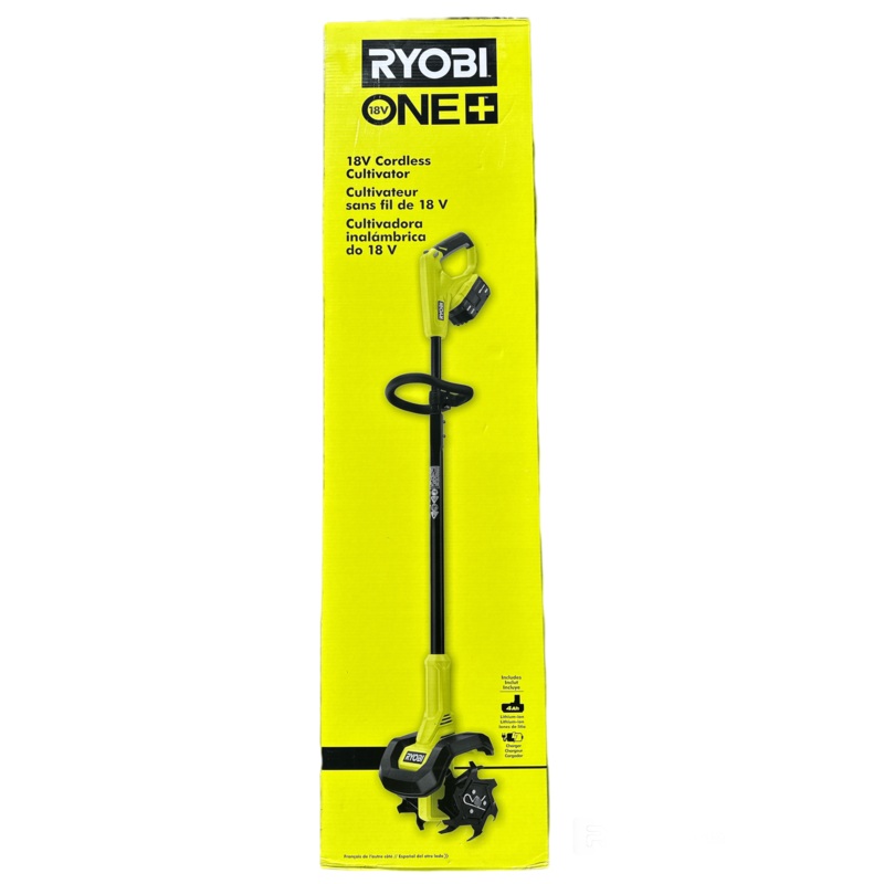 ONE+ 18-Volt 8 in. Cordless Cultivator with 4.0 Ah Battery and Charger