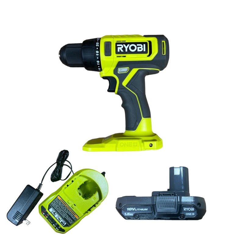 ONE+ 18-Volt Cordless 1/2 in. Drill/Driver Kit with (1) 1.5 Ah Battery and Charger - Factory Reconditioned