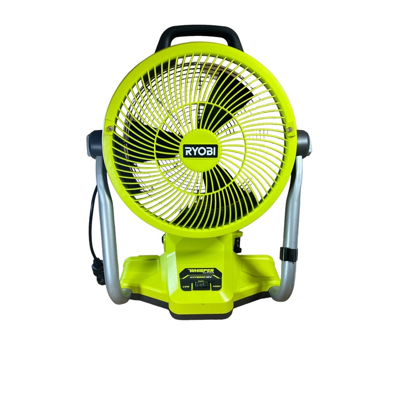 ONE+ 18-Volt Cordless Hybrid WHISPER SERIES 12 in. Misting Air Cannon Fan (Tool Only) - Factory Reconditioned