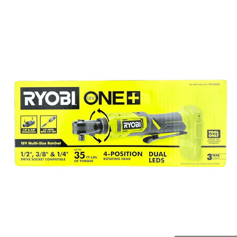 ONE+ 18V Cordless Multi Size Ratchet (Tool Only)